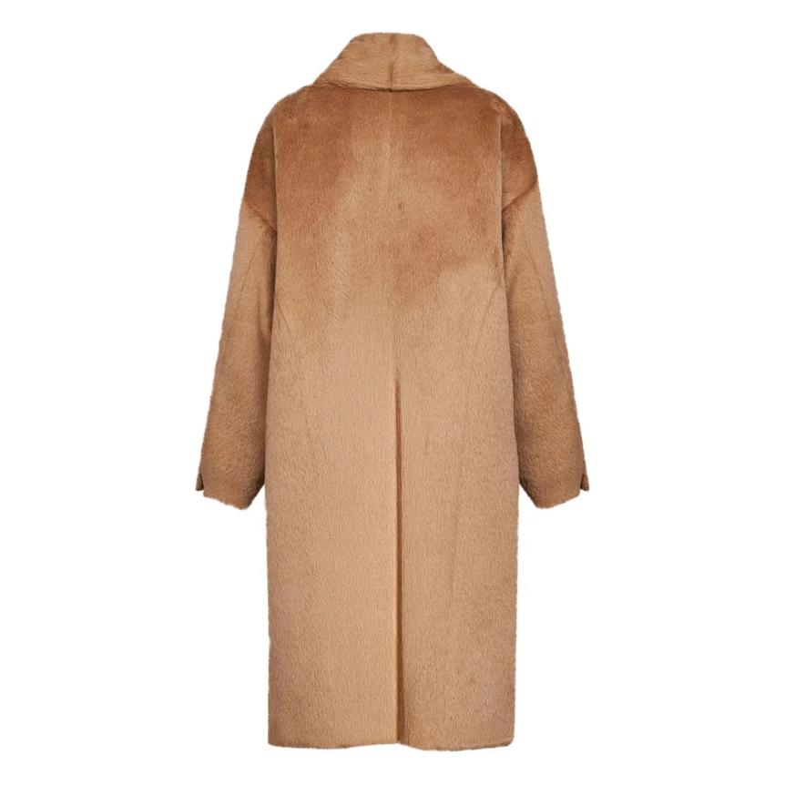 Manteau long DOLCE & GABBANA Alpaga laine vierge camel Echarpe