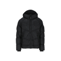 Doudoune à capuche avec visière de protection nylon noir