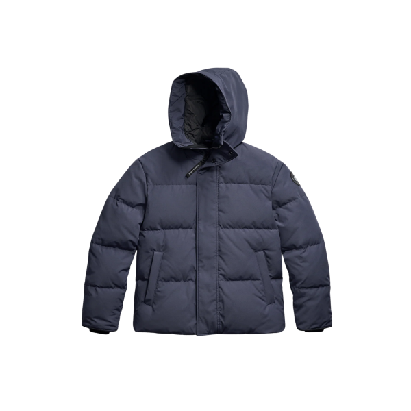 Parka doudoune CANADA GOOSE Seymour polyamide recyclé coton bleu jean disque noir
