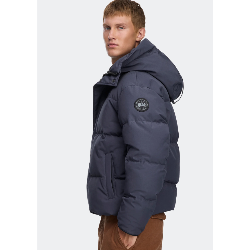 Parka doudoune CANADA GOOSE Seymour polyamide recyclé coton bleu jean disque noir
