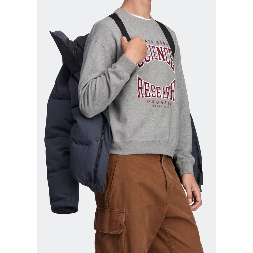 Parka doudoune CANADA GOOSE Seymour polyamide recyclé coton bleu jean disque noir