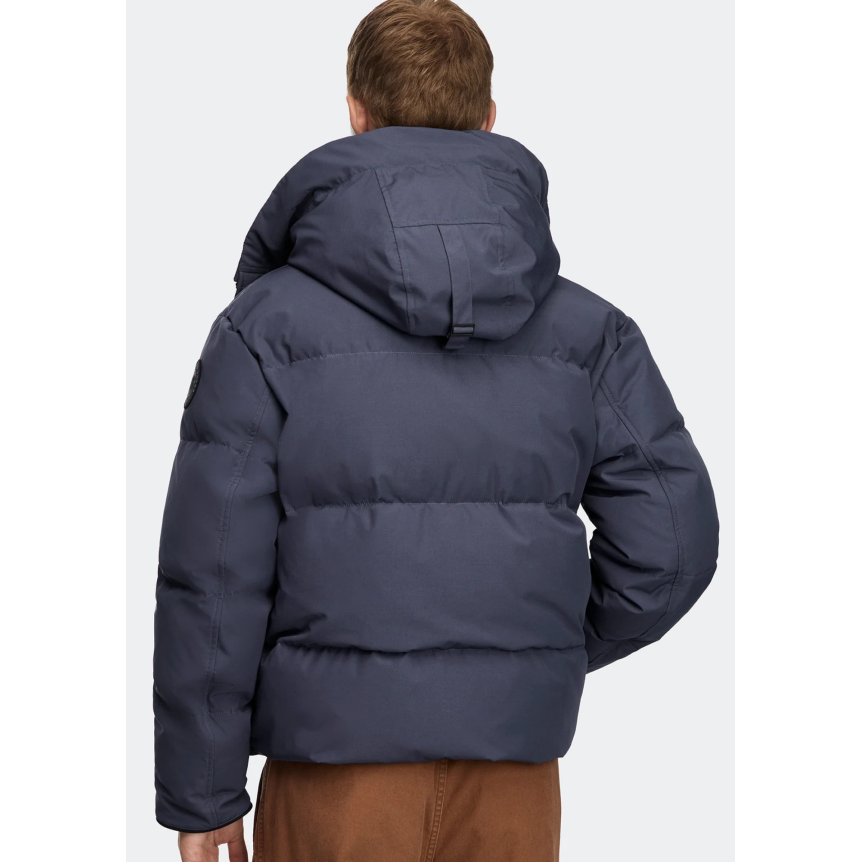 Parka doudoune CANADA GOOSE Seymour polyamide recyclé coton bleu jean disque noir