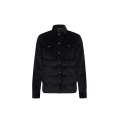 Sur Chemise doudoune Gelt velours côtelé noir Grenoble Collection
