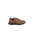 Basket Sneaker Prax en daim et Re Nylon marron clair semelle noire