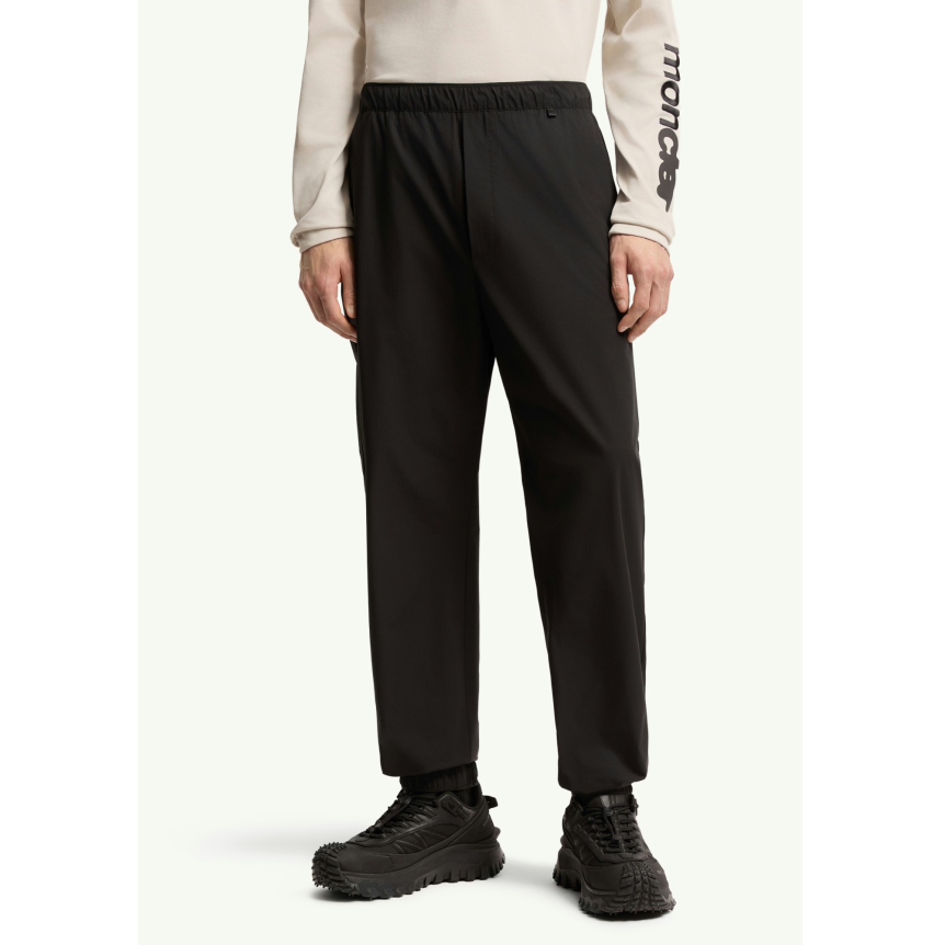 Pantalon de survêtement MONCLER en ripstop nylon noir