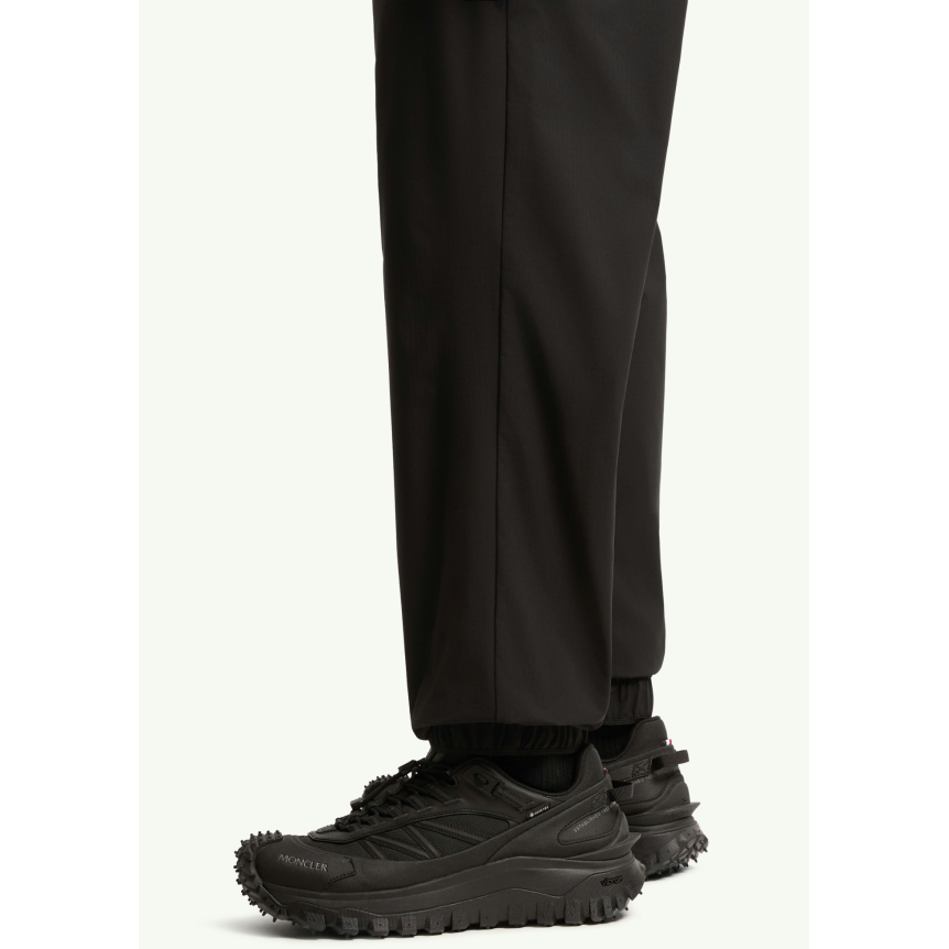 Pantalon de survêtement MONCLER en ripstop nylon noir