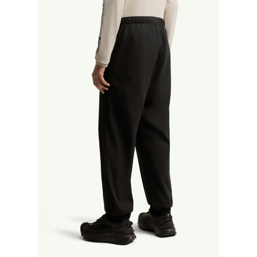 Pantalon de survêtement MONCLER en ripstop nylon noir