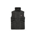 Doudoune sans manches Evans nylon noir doublée velours Grenoble Collection