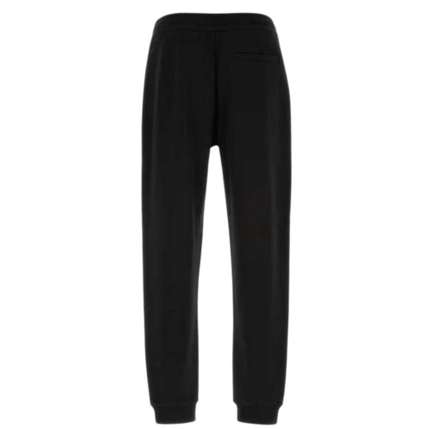 Pantalon de survêtement MONCLER noir logo noir mat poches zippées
