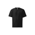 T-shirt col rond manche courte coton noir broderie Marin britannique