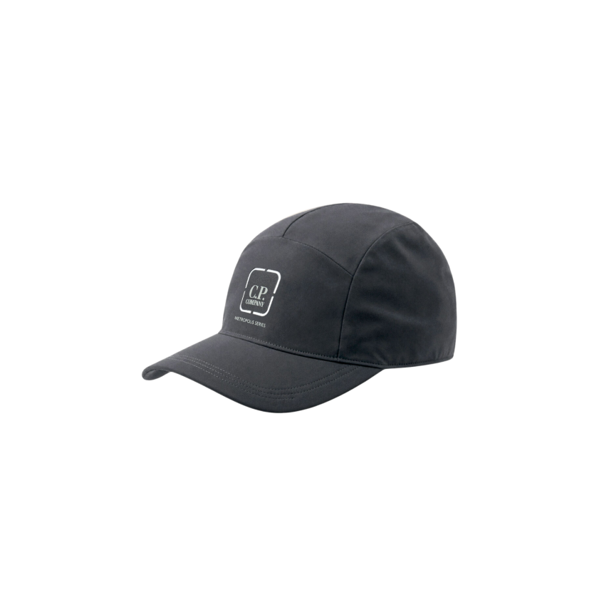 Casquette CP COMPANY nylon Metro Shell noir Metropolis Series