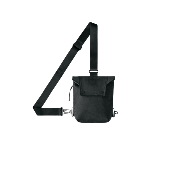 Sac à bandoulière CP COMPANY tissu polyamide Quartz noir Metropolis Series