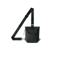 Sac à bandoulière tissu polyamide Quartz noir Metropolis Series