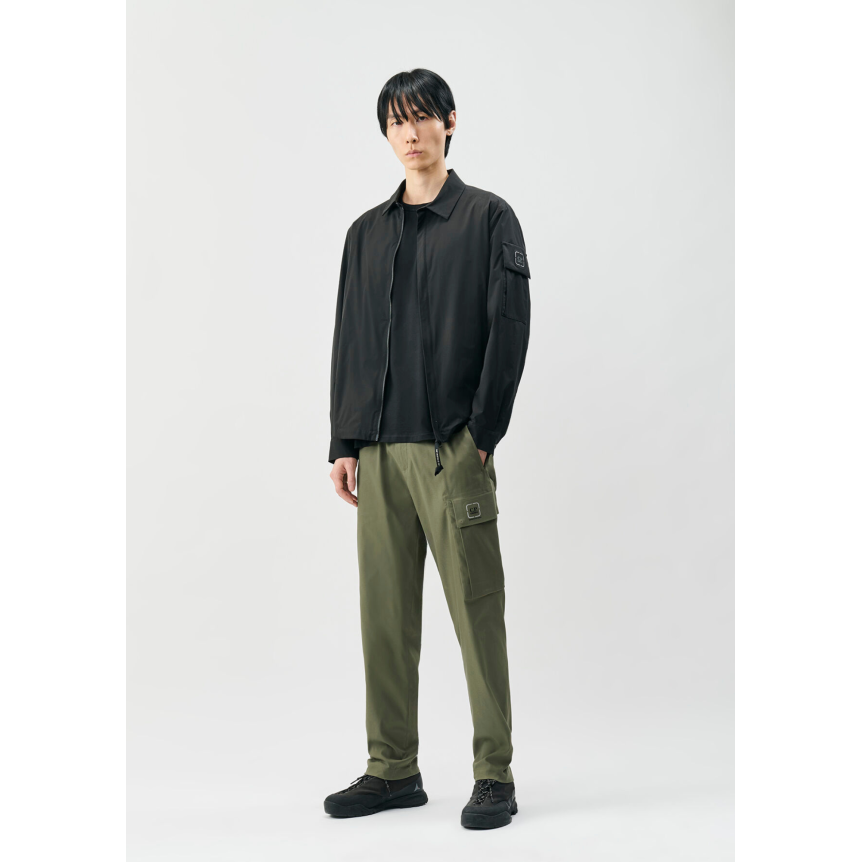 T-shirt CP COMPANY col rond coton noir Metropolis series