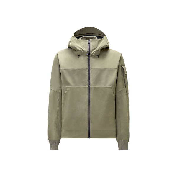 Blouson à capuche zippé CP COMPANY Metro Shell nylon kaki Metropolis Series
