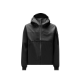 Blouson à capuche zippé Metro Shell nylon noir Metropolis Series