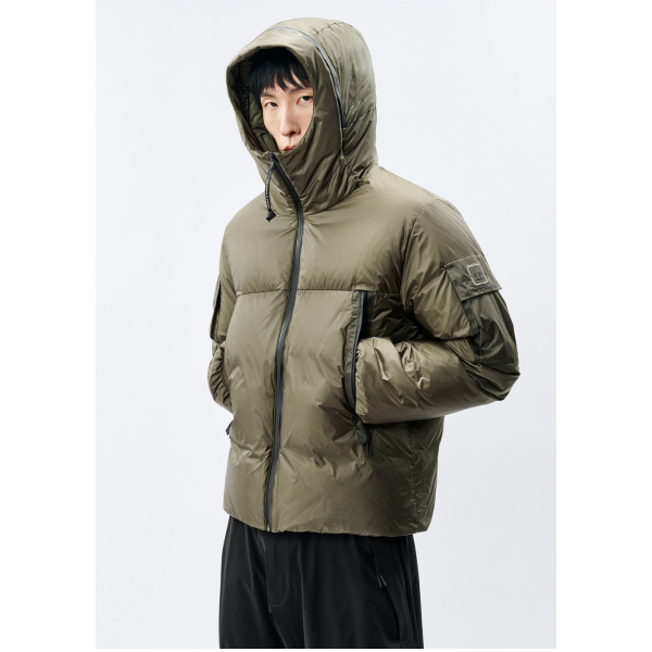 Blouson à capuche CP COMPANY polyamide MetroShield kaki Metropolis Series