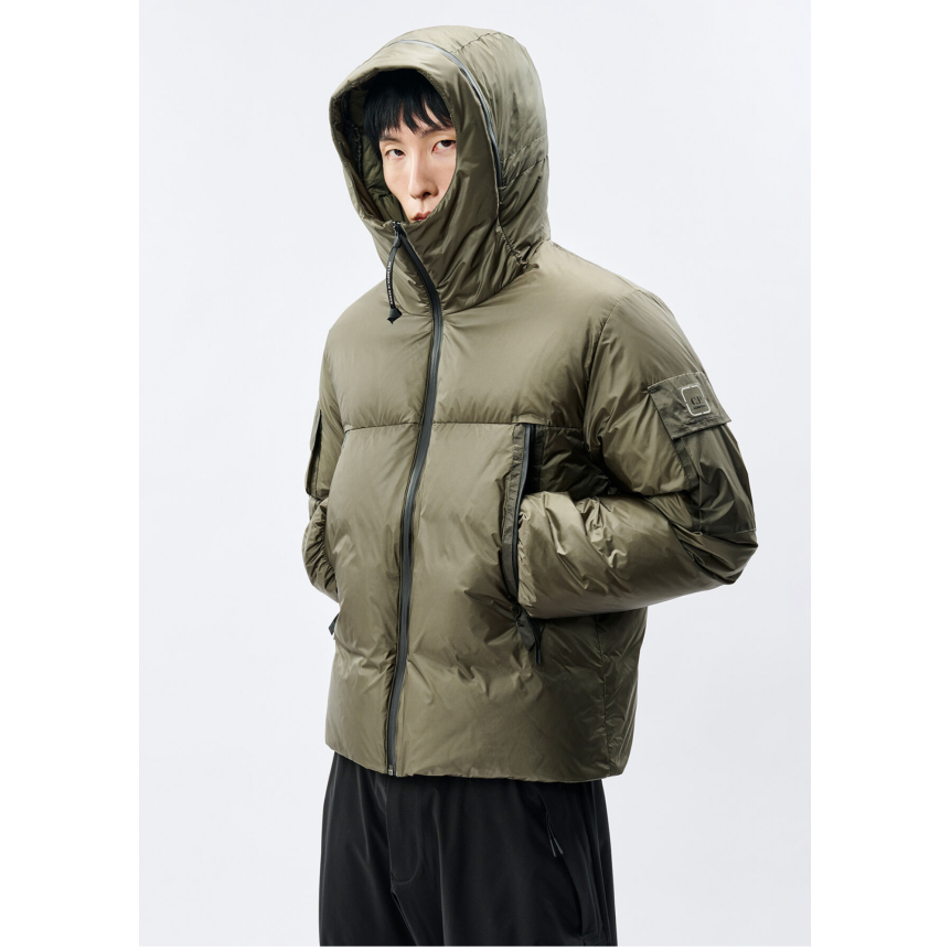 Blouson à capuche CP COMPANY polyamide MetroShield kaki Metropolis Series