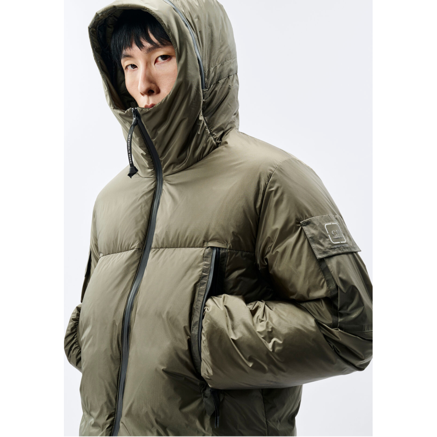 Blouson à capuche CP COMPANY polyamide MetroShield kaki Metropolis Series