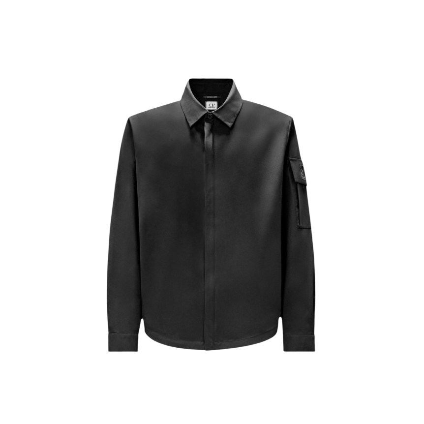 Surchemise zippée CP COMPANY polyester MetroTek noir Metropolis Series