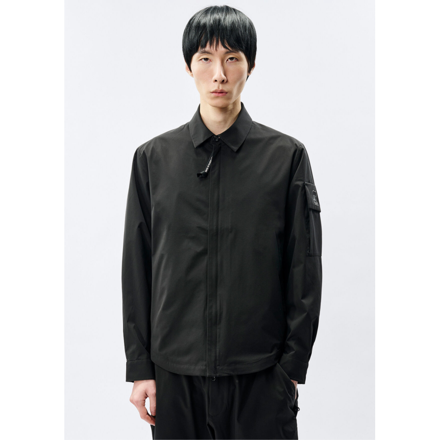 Surchemise zippée CP COMPANY polyester MetroTek noir Metropolis Series