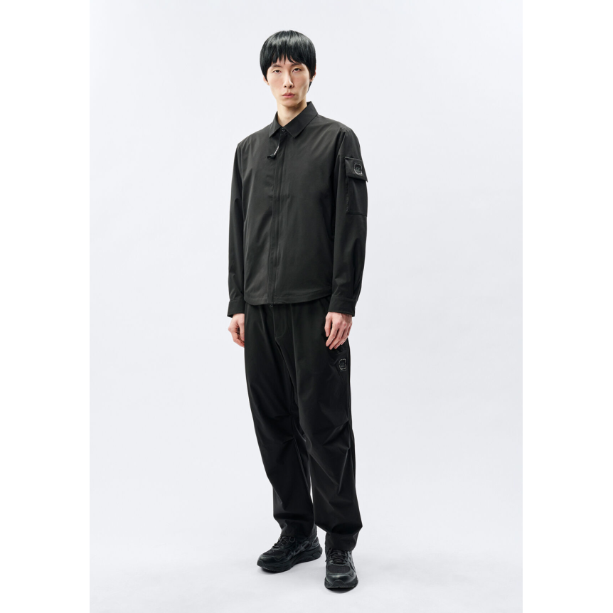 Surchemise zippée CP COMPANY polyester MetroTek noir Metropolis Series