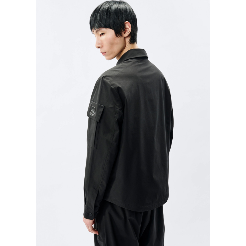 Surchemise zippée CP COMPANY polyester MetroTek noir Metropolis Series