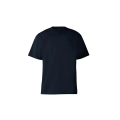 T-shirt col rond Tee-R coton bio bleu marine logo gomme