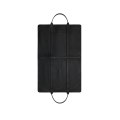 Housse à vêtement Valise en cuir de veau imprimé daim gris anthracite
