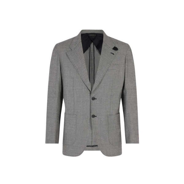 Veste Blazer BRIONI Brera en laine gris plomb