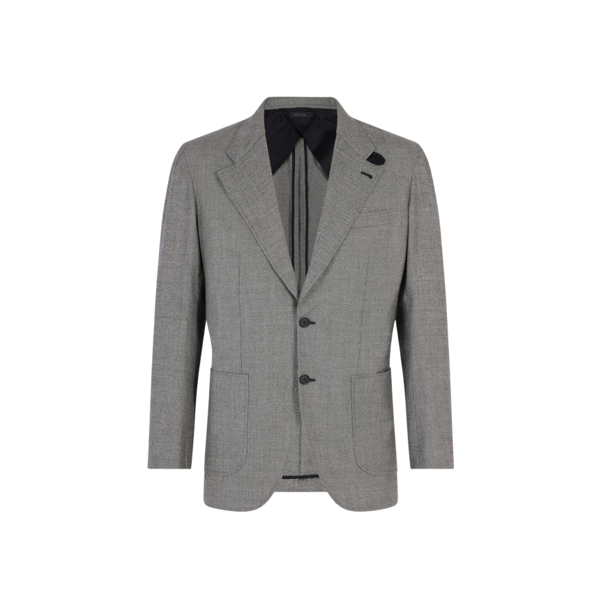 Veste Blazer BRIONI Brera en laine gris plomb