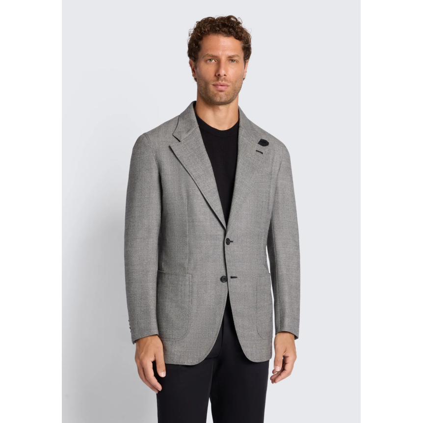 Veste Blazer BRIONI Brera en laine gris plomb
