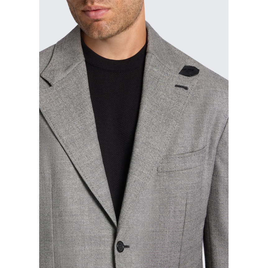 Veste Blazer BRIONI Brera en laine gris plomb
