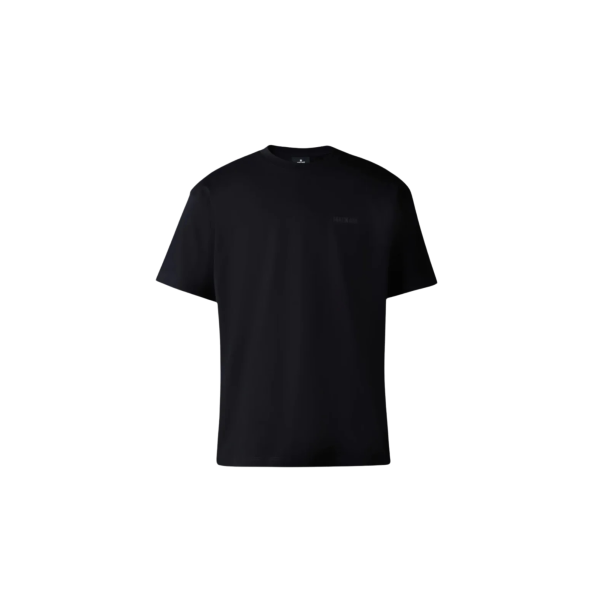 T-shirt col rond MACKAGE Tee-R coton bio noir logo gomme
