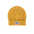 Bonnet laine vierge maille cotelée patch logo D&G jaune