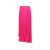 Jupe longue asymétrique en crêpe plissée rose fluo