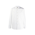 Chemise manches longues petit col coton blanc