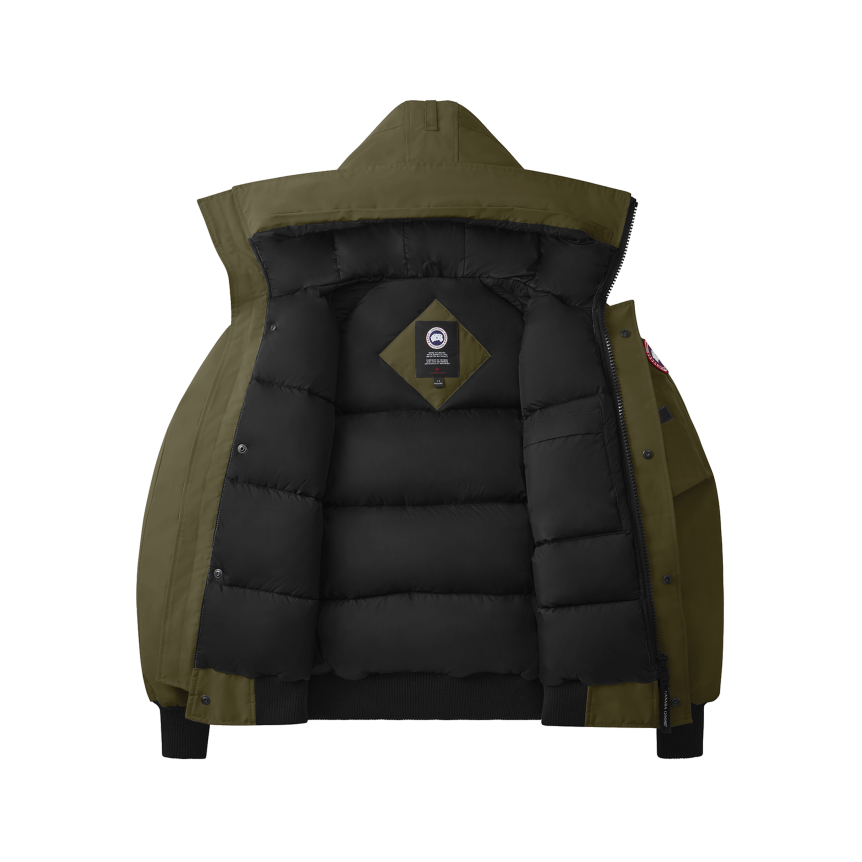 Blouson aviateur bomber Chilliwack capuche fourrure kaki