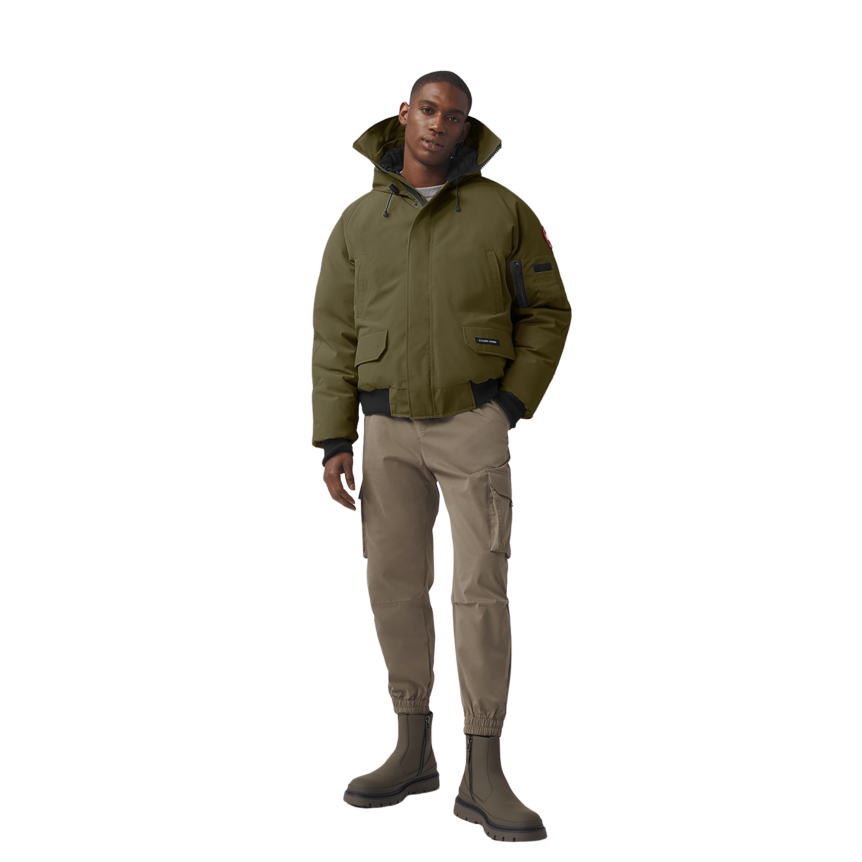 Blouson aviateur bomber Chilliwack capuche fourrure kaki