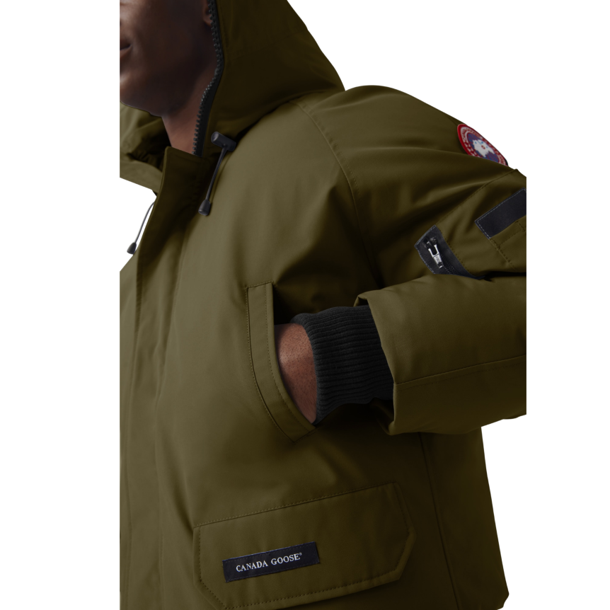 Blouson aviateur bomber Chilliwack capuche fourrure kaki