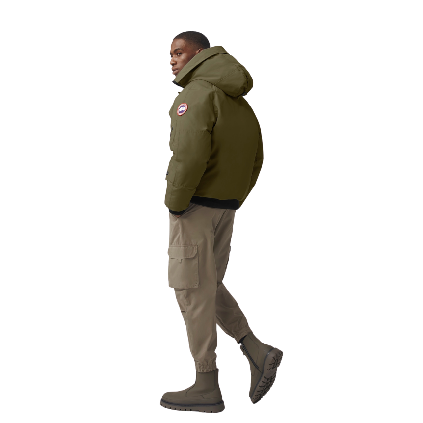 Blouson aviateur bomber Chilliwack capuche fourrure kaki