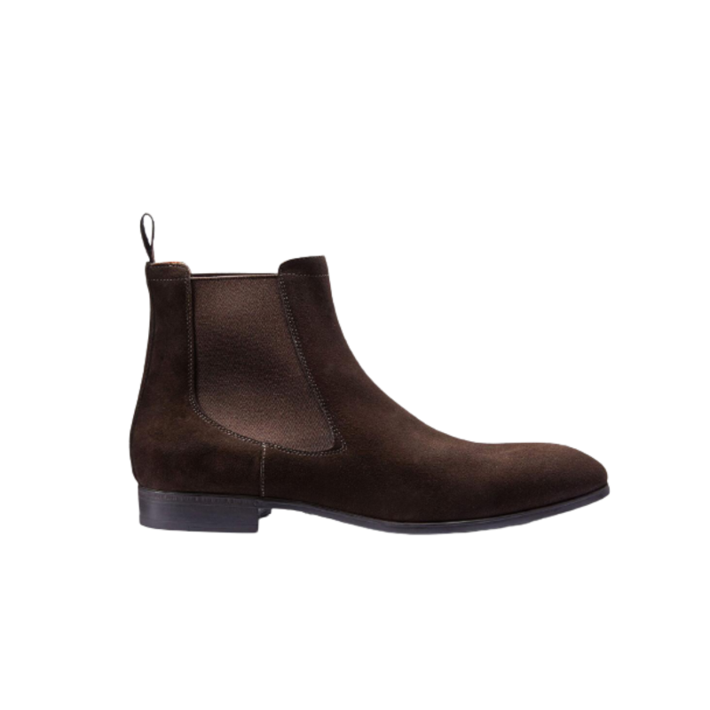 Bottines Beatles daim marron