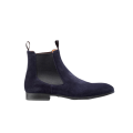Bottines Beatles daim bleu marine