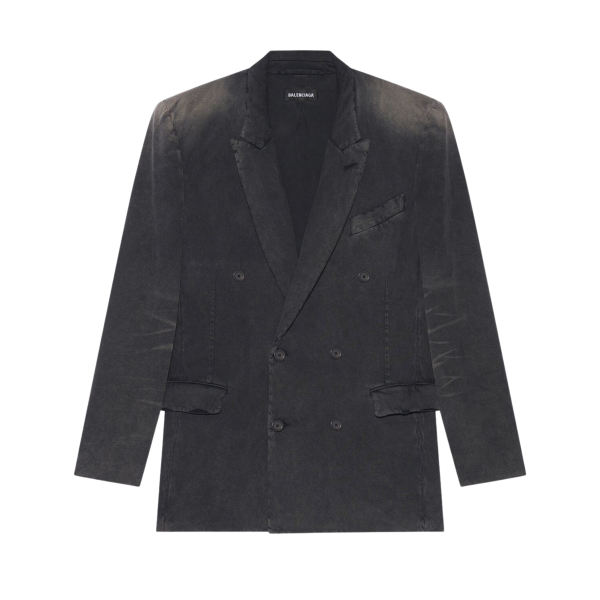 Veste croisée Unifit jersey vintage noir