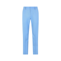 Pantalon en laine stretch bleu azur