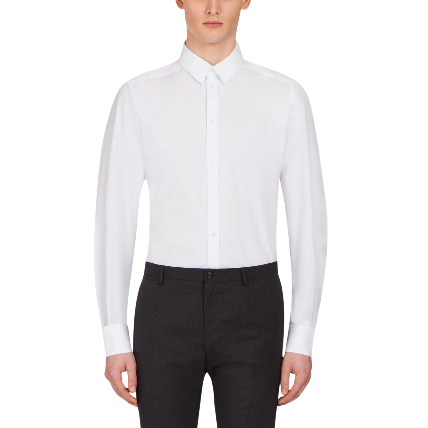 dolce-gabbana-chemise-fit-gold-en-popeline-de-coton-blanc
