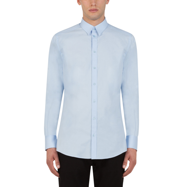 dolce-gabbana-chemise-manches-longues-fit-gold-en-coton-bleu-ciel